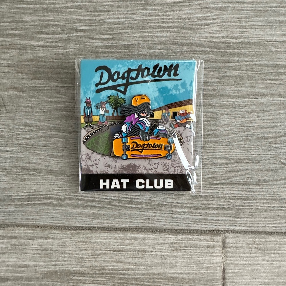 Hat Club Exclusive Dogtown Pin Rare New Sealed
